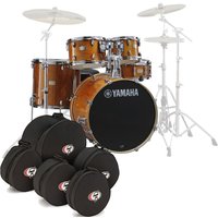 Read more about the article Yamaha Stage Custom Birch 20 5pc Shell Pack w/Bags Honey Amber