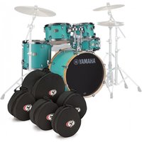 Read more about the article Yamaha Stage Custom Birch 20 5pc Shell Pack w/Bags Surf Green