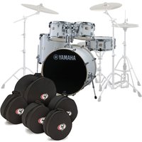 Yamaha Stage Custom Birch 20 5pc Shell Pack w/Bags Pure White