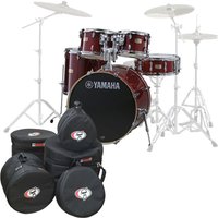 Yamaha Stage Custom Birch 22 5pc Shell Pack w/Bags Cranberry Red