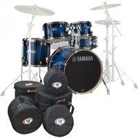 Read more about the article Yamaha Stage Custom Birch 22 5pc Shell Pack w/Bags Blue Sunburst