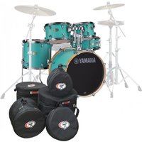 Read more about the article Yamaha Stage Custom Birch 22 5pc Shell Pack w/Bags Surf Green