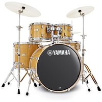 Read more about the article Yamaha Stage Custom 22 5 Piece Shell Pack w Hardware Natural Wood
