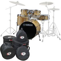 Yamaha Stage Custom Birch 22 5pc Shell Pack w/Bags Natural Wood