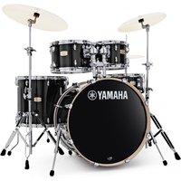 Yamaha Stage Custom Birch 22 5pc Shell Pack Raven Black - Ex Demo