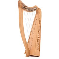 19 String Harp with Levers by Gear4music