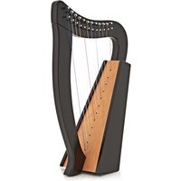 12 String Harp by Gear4music Black