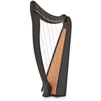 22 String Harp with Levers by Gear4music Black