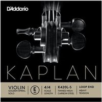 Read more about the article DAddario Kaplan Golden Spiral Solo Violin E String Loop End Heavy