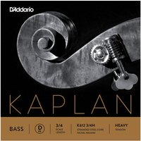 DAddario Kaplan Double Bass D String 3/4 Size Heavy 