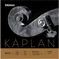 DAddario Kaplan Double Bass A String 3/4 Size Light 