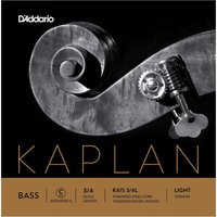 DAddario Kaplan Double Bass C (Extended E) String 3/4 Size Light 