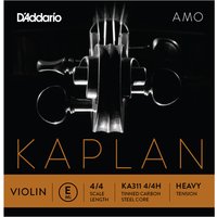 DAddario Kaplan Amo Violin E String 4/4 Size Heavy