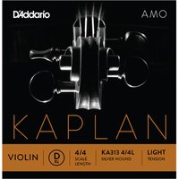 DAddario Kaplan Amo Violin D String 4/4 Size Light