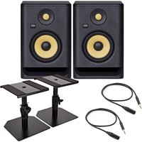 KRK ROKIT RP5 G4 Studio Monitor Bundle