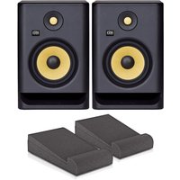 KRK ROKIT RP7 G4 Studio Monitors Pair with Isolation Pads