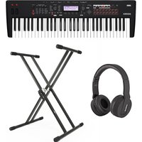 Korg Kross 2 61 Key Synthesizer Workstation with Stand and Headphones
