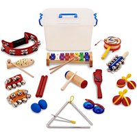 15pc KS1 Rainbow Classroom Percussion Set by Gear4music