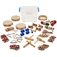 36pc KS2 Drum and Jingle Classroom Percussion Set by Gear4music