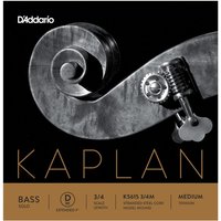 DAddario Kaplan Solo Double Bass D-Ext String 3/4 Size Medium 