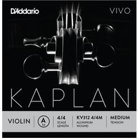 DAddario Kaplan Vivo Violin A String 4/4 Size Medium