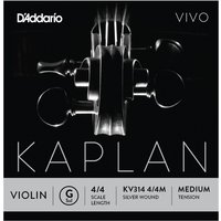 DAddario Kaplan Vivo Violin G String 4/4 Size Medium