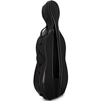 Hidersine Fibreglass Cello Case Black