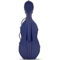 Hidersine Fibreglass Cello Case Blue