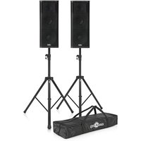 Read more about the article QSC KW153 Active PA Speakers with Stands
