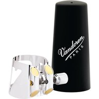 Vandoren Optimum Alto Clarinet Ligature Silver with Plastic Cap