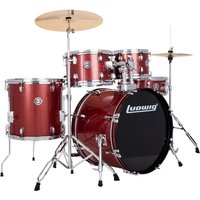 Read more about the article Ludwig Accent 22 Drive 5pc Drum Kit Red Sparkle