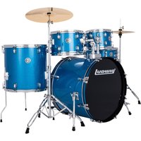 Ludwig Accent 22 Drive 5pc Drum Kit Blue Sparkle