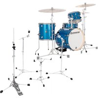 Ludwig Breakbeats 16 Drum kit w/Flat Base Hardware Blue Sparkle