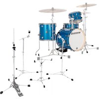 Read more about the article Ludwig Breakbeats 16 Drum kit w/Flat Base Hardware Blue Sparkle
