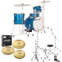Ludwig Breakbeats 16 Drum Kit Bundle Blue Sparkle