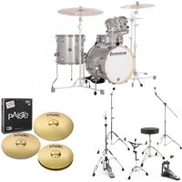 Ludwig Breakbeats 16 Drum Kit Bundle Silver Sparkle