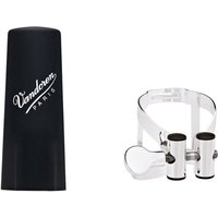 Vandoren M/O Bb Clarinet Ligature Silver Plate with Plastic Cap