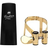 Vandoren Masters Clarinet Bb Ligature Gold Plated with Plastic Cap