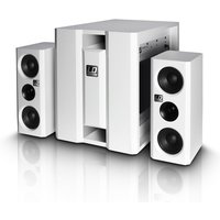 Read more about the article LD Systems DAVE8XSW Compact Active PA System White