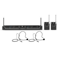 LD Systems U308 BPH 2 Dual Headset Wireless Microphone System