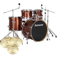 Ludwig Evolution 22 5pc Drum Kit w/Cymbals Copper