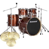 Read more about the article Ludwig Evolution 22 5pc Drum Kit w/Cymbals Copper