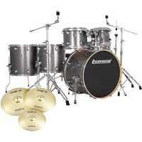 Ludwig Evolution 22 6pc Drum Kit w/Cymbals Platinum