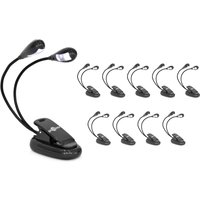 Music Stand Light 10 Pack by Gear4music 2 LED