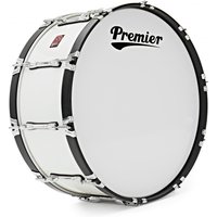 Premier Marching Traditional 26” x 10” Bass Drum Ivory White