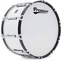 Premier Marching Traditional 26” x 12” Bass Drum Ivory White