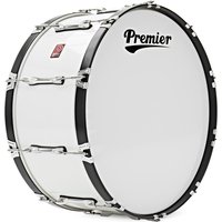 Read more about the article Premier Marching Traditional 28” x 12” Bass Drum Ivory White