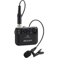 Zoom F2 Field Recorder and Lavalier Microphone