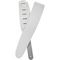 DAddario Basic Classic Leather Guitar Strap White