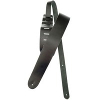 DAddario Classic Leather Guitar Strap Black Extra-Long